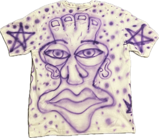 "FACES"-ANEMOIA PURPLE TEE