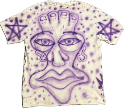 "FACES"-ANEMOIA PURPLE TEE